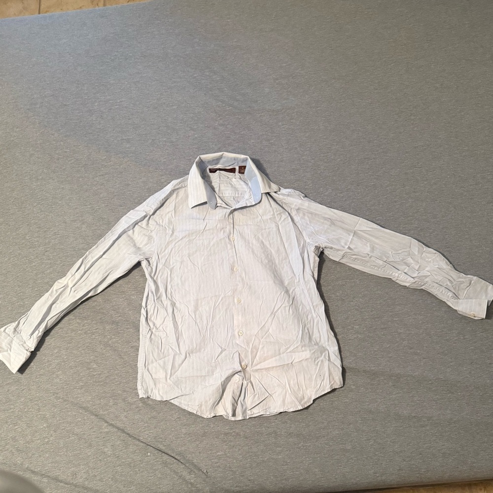 Men's White Button-Up Shirt